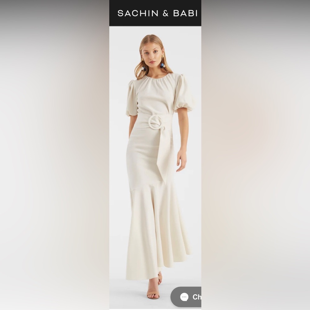 Sachin and Babi Camila Dress Ivory